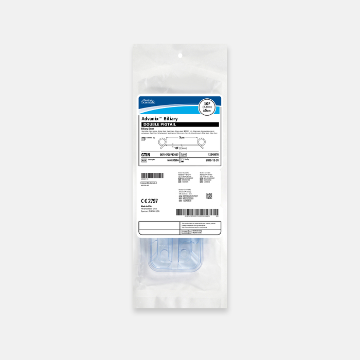 Advanix™ Bili Dbl.Pigtail Stent 10F 5cm