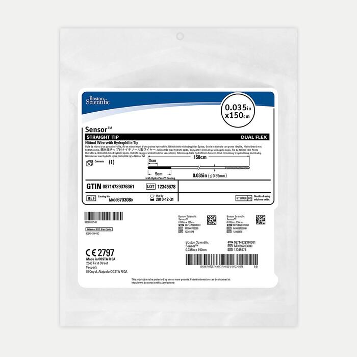 Sensor Nitinol Guidewire