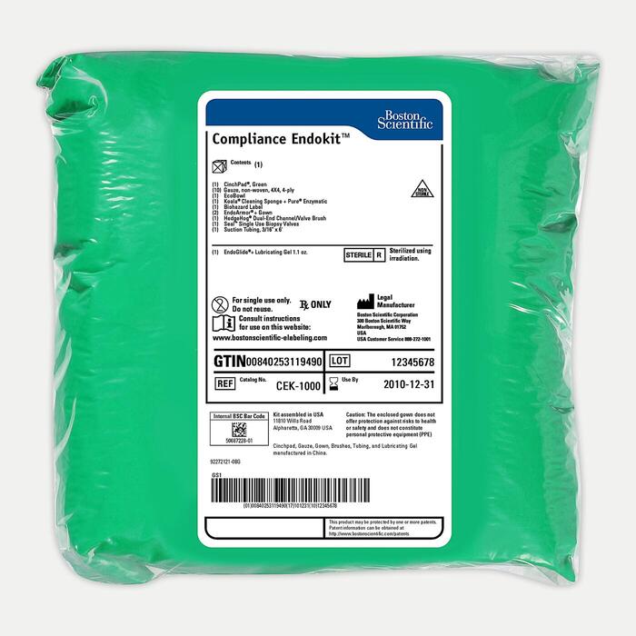 KIT 1.1+ DE BIOPSY 2GOWN 6FT BX20