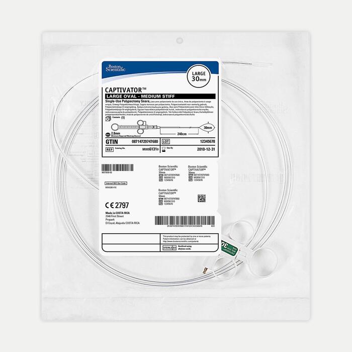 Captivator Snare, 30mm Large Oval - Medium Stiff, BX/10