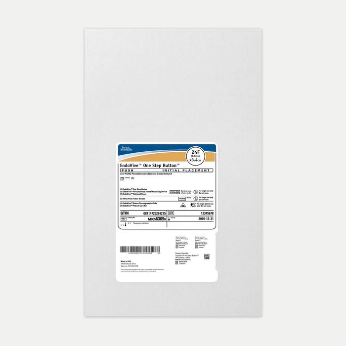 24Fr Low Profile PEG Kit Push, 3.4 cm