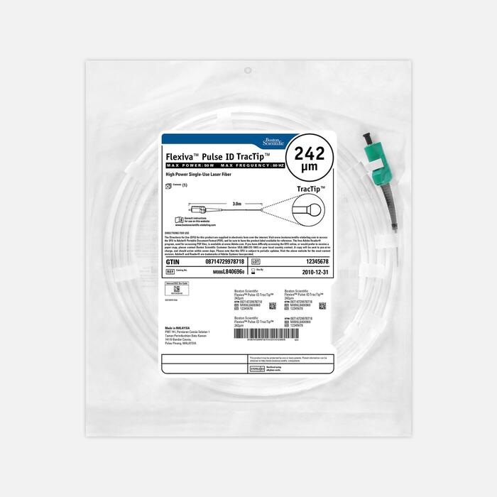 Flexiva Pulse ID TracTip™ Single-Use Holmium Laser Fiber