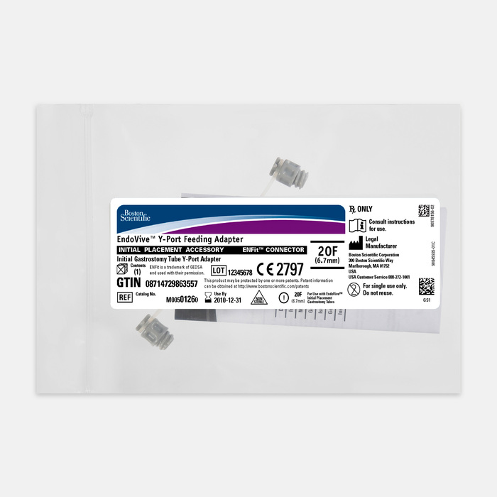 20Fr Y-Ports with ENFit, BX/10