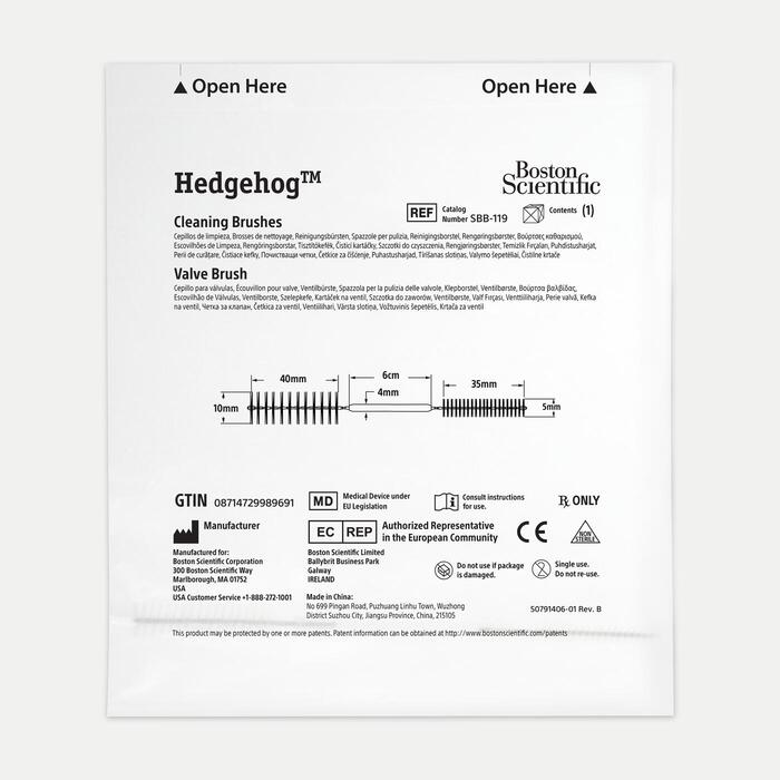 HedgeHog Double-End Valve Brush, BX/50